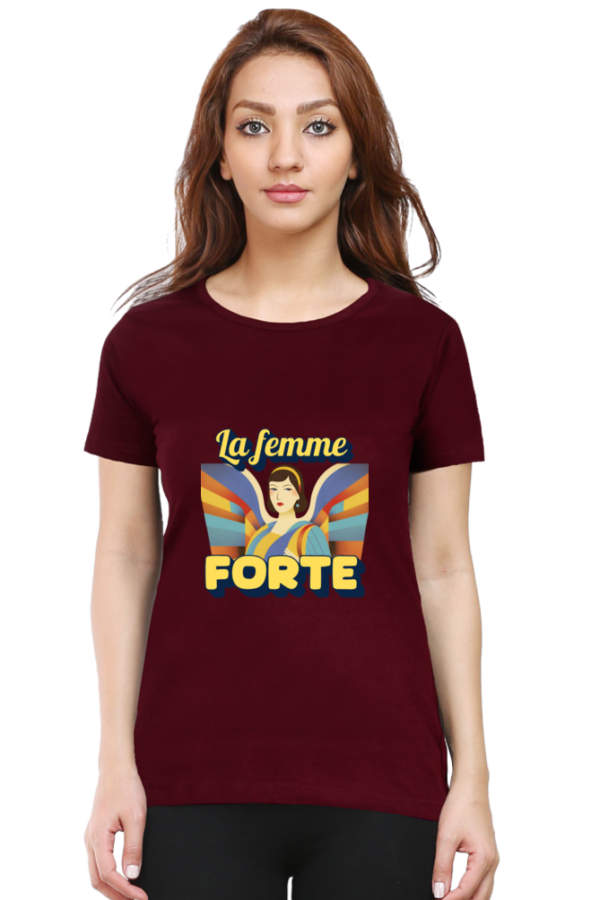 Strong Women Half Sleeve T-shirt - Image 6