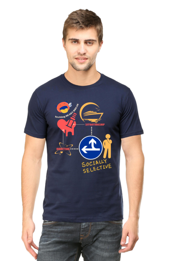 Relationship Goal Men Half Sleeve T-shirt - Image 9