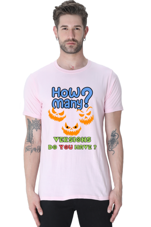 How Many Versions Men Half Sleeve T-shirt - Image 4