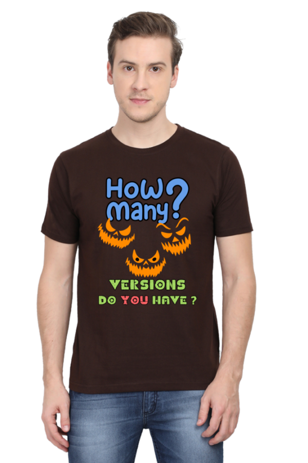 How Many Versions Men Half Sleeve T-shirt - Image 5