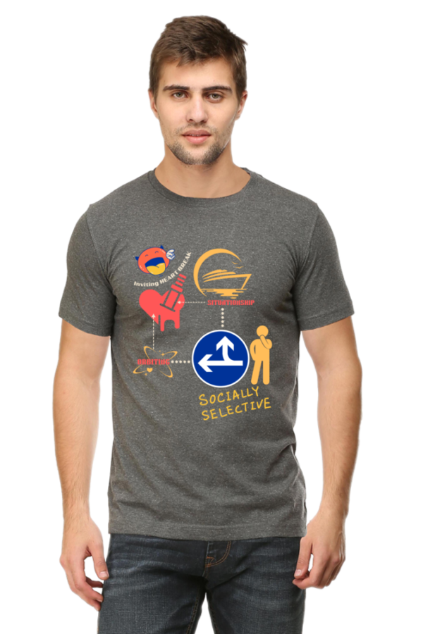 Relationship Goal Men Half Sleeve T-shirt - Image 8