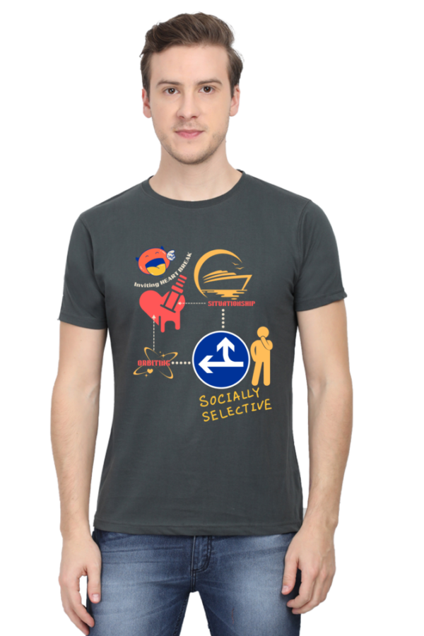 Relationship Goal Men Half Sleeve T-shirt - Image 11