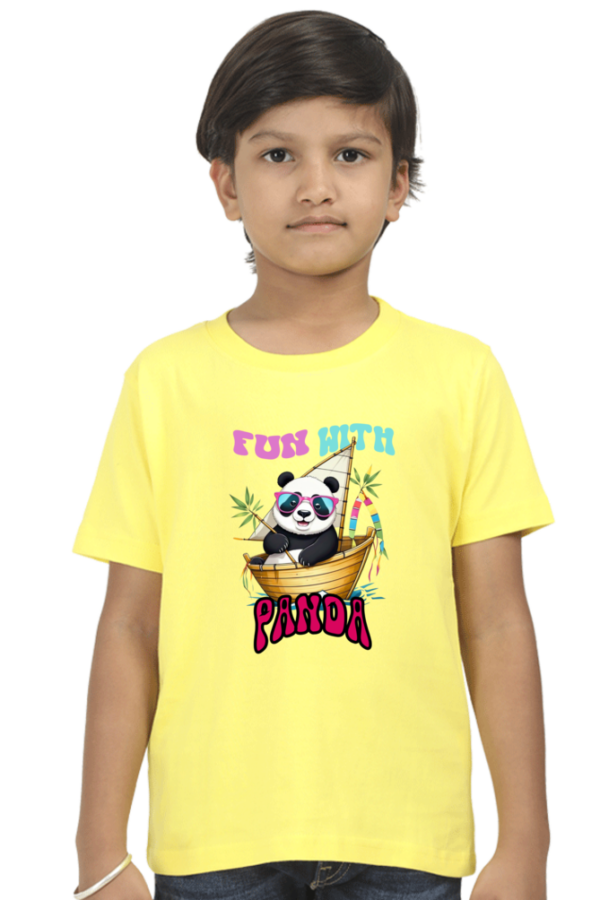 Fun With Panda Boys T-shirt - Image 2