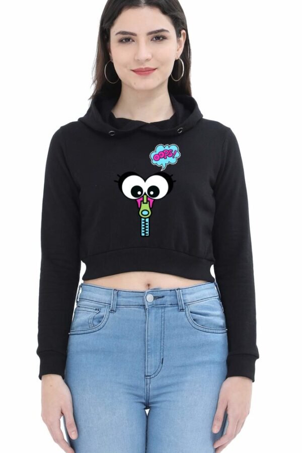 OOPS Women Cropped Hoody - Image 5