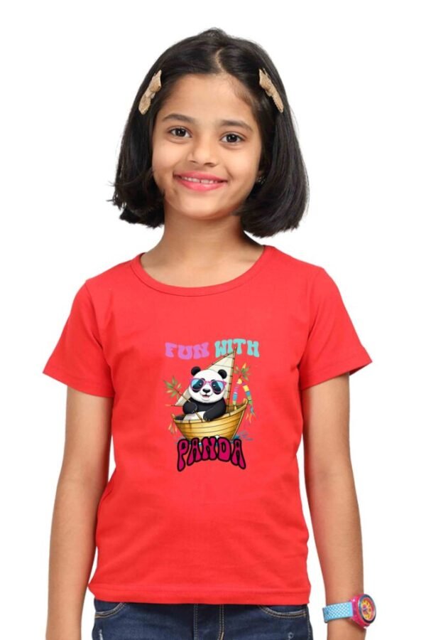 Fun With Panda Girls T-shirt - Image 7