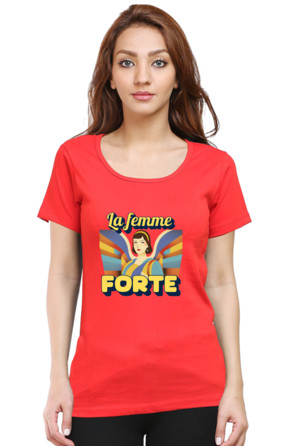 Strong Women Half Sleeve T-shirt - Image 7