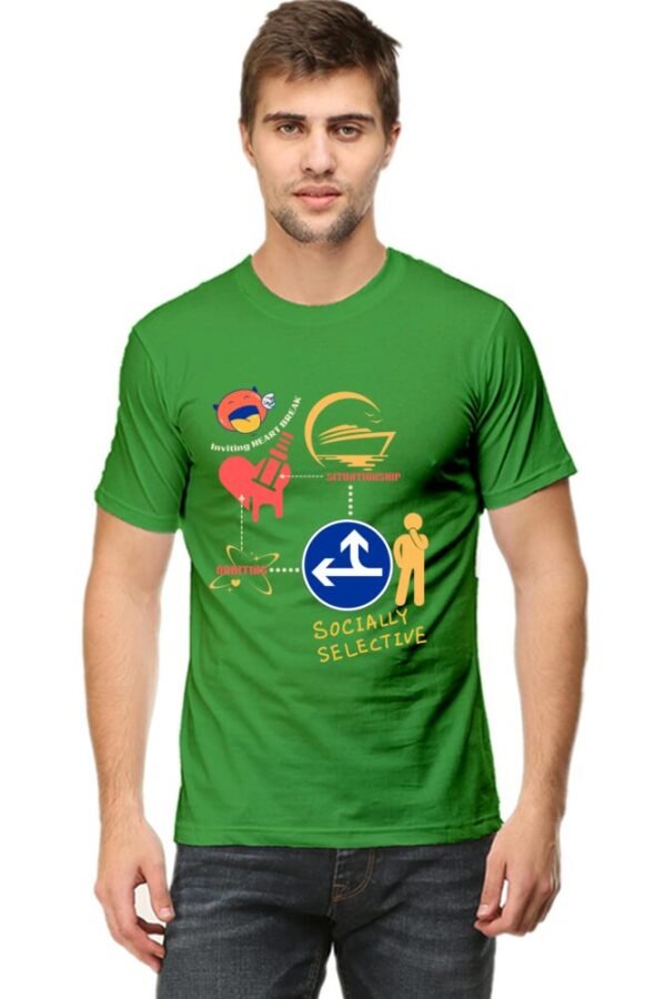 Relationship Goal Men Half Sleeve T-shirt - Image 6