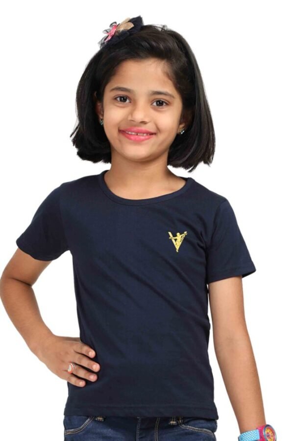 Plain Valiant V Girls T-shirt - Image 5