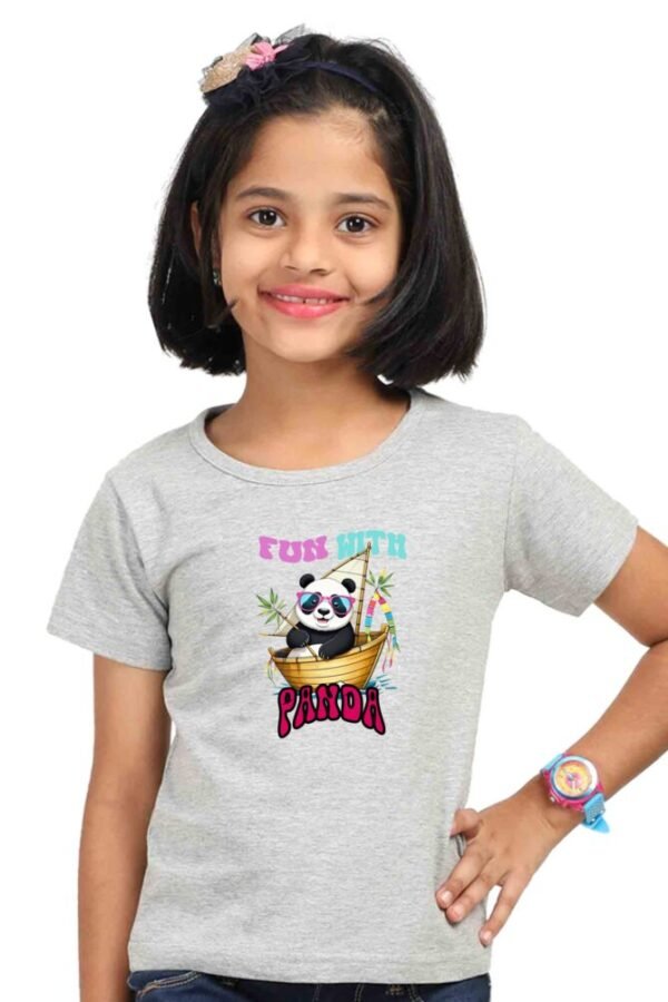 Fun With Panda Girls T-shirt - Image 3