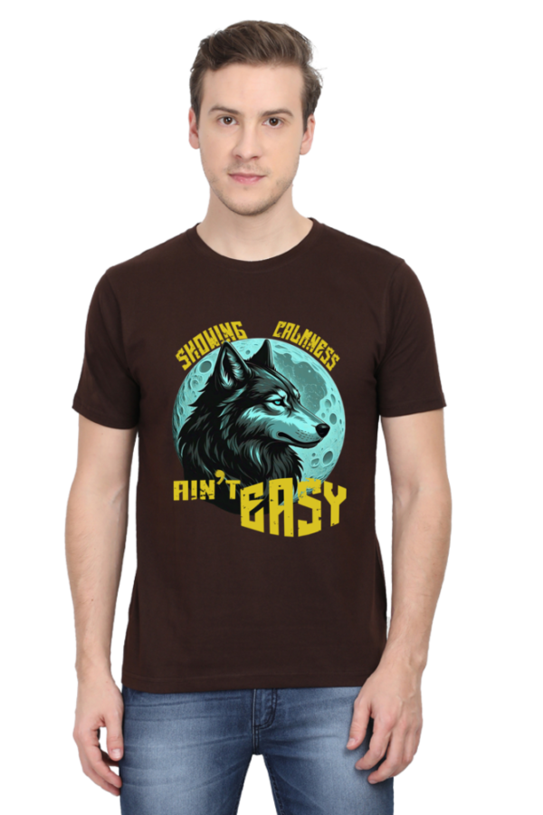 Showing Calmness Ain't Easy Men HalfSleeve T-shirt - Image 7