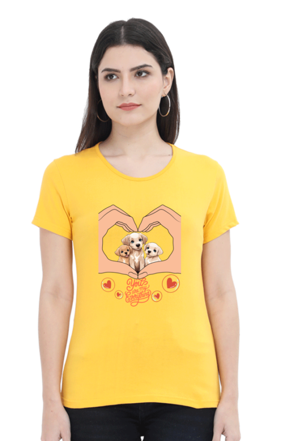 Cute Puppies Women Half Sleeve T-shirt - Image 5