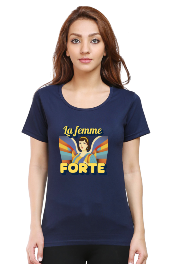 Strong Women Half Sleeve T-shirt - Image 9
