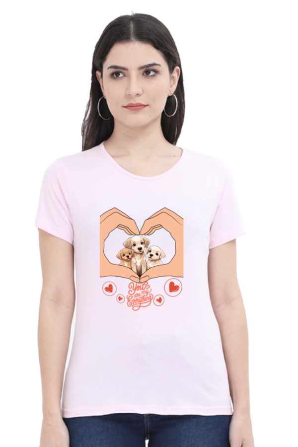 Cute Puppies Women Half Sleeve T-shirt - Image 11