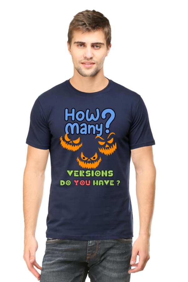 How Many Versions Men Half Sleeve T-shirt - Image 9