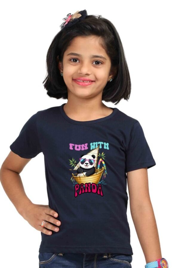 Fun With Panda Girls T-shirt - Image 4