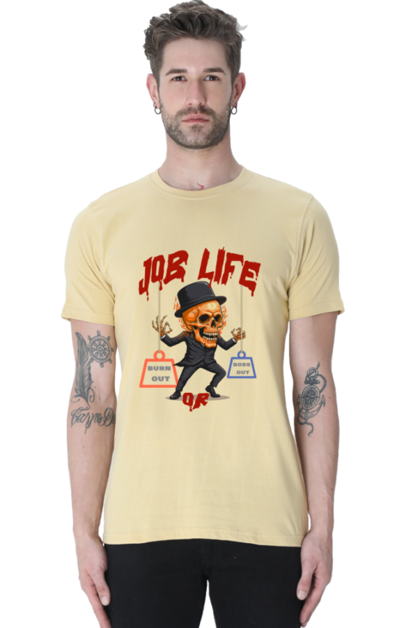 Job Life Men Half Sleeve T-shirt - Image 5