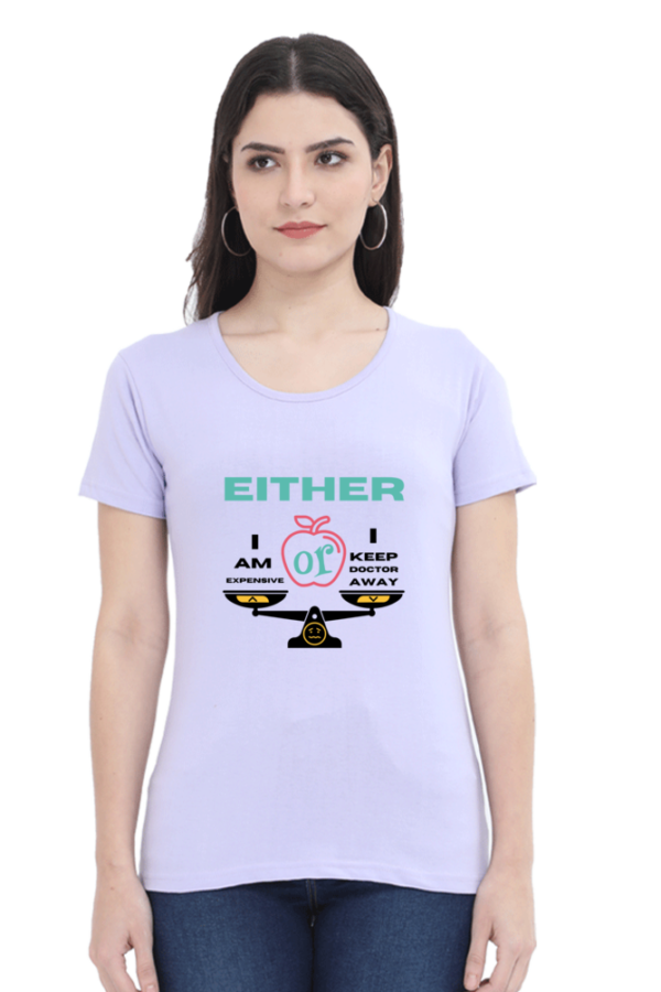 Apple or Doctor Women Half Sleeve T-shirt - Image 11