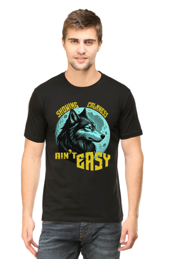 Showing Calmness Ain't Easy Men HalfSleeve T-shirt - Image 11