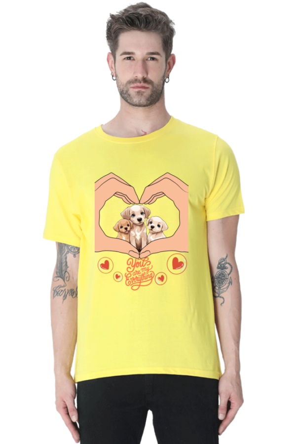 Cute Pups Men Half Sleeve T-shirt - Image 5