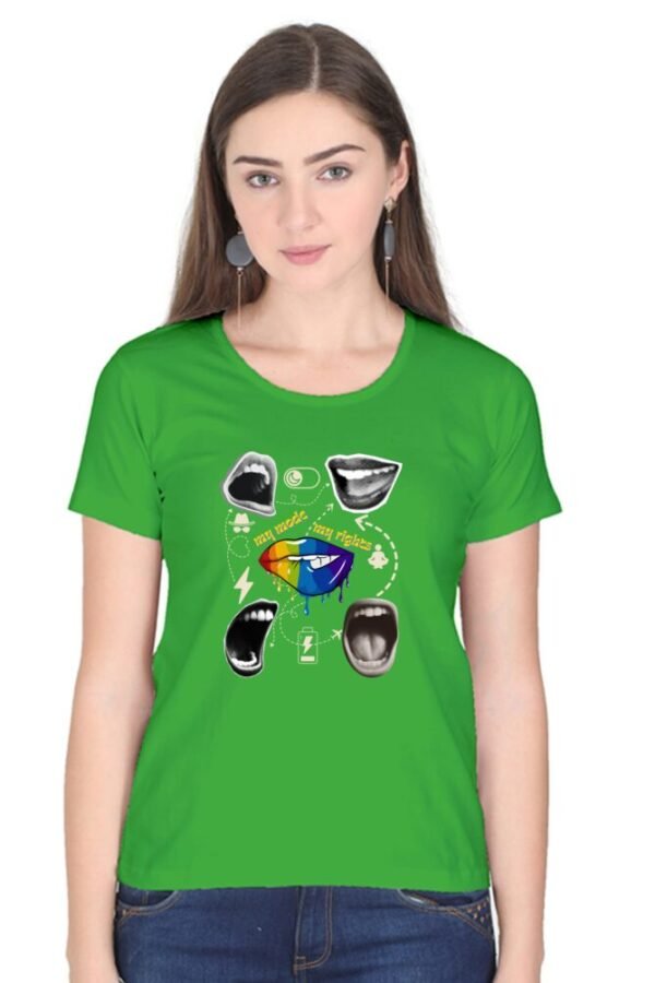 My Mode My Rights Women Half Sleeve T-shirt - Image 5