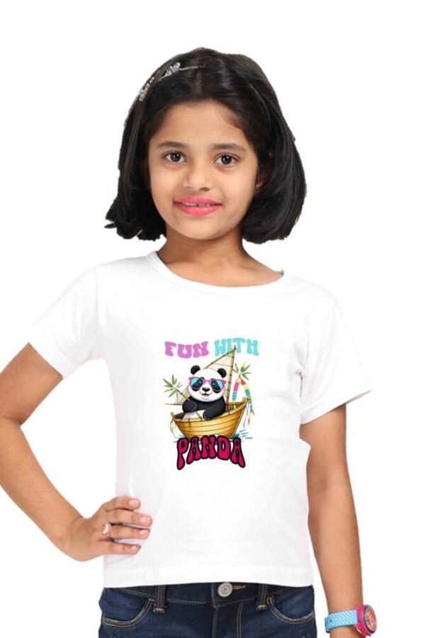 Fun With Panda Girls T-shirt - Image 6