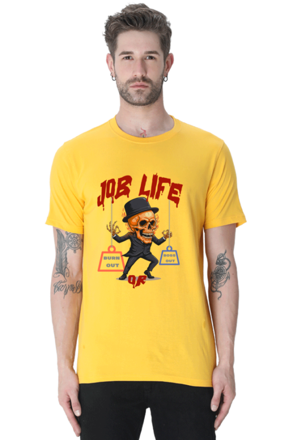 Job Life Men Half Sleeve T-shirt - Image 8