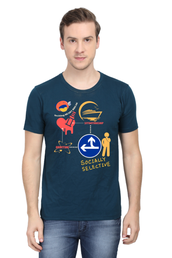 Relationship Goal Men Half Sleeve T-shirt - Image 4