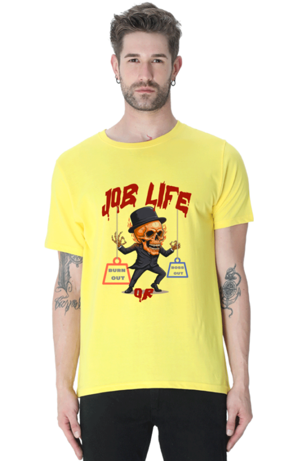 Job Life Men Half Sleeve T-shirt - Image 9