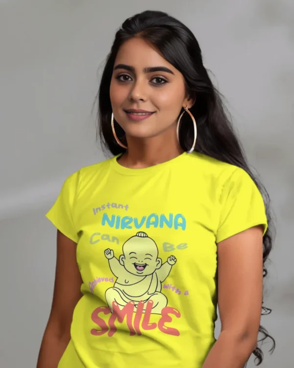Achieve Nirvana Women Half Sleeve T-shirt - Image 3