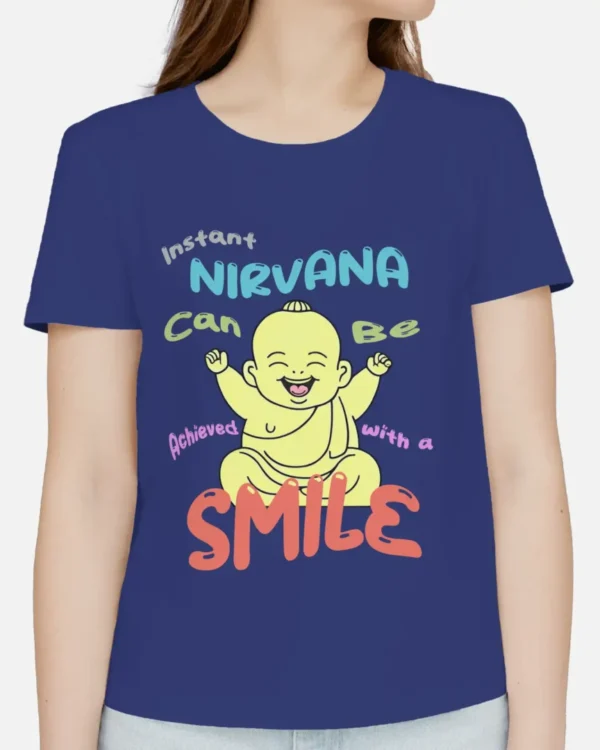 Achieve Nirvana Women Half Sleeve T-shirt