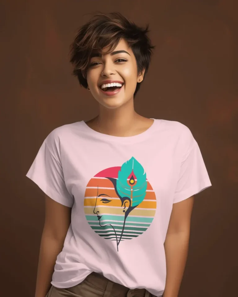 Calmness Women Half Sleeve T-shirt