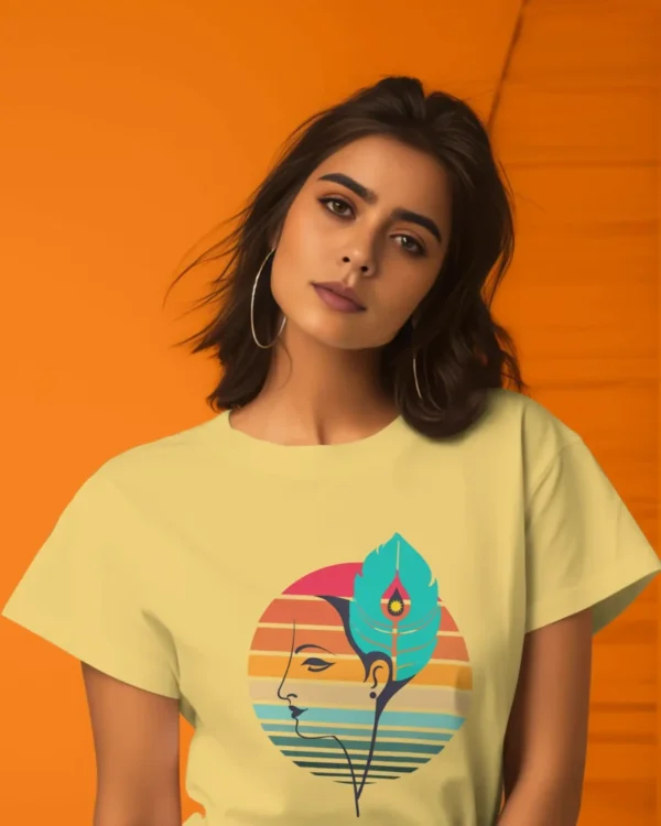 Calmness Women Half Sleeve T-shirt - Image 2