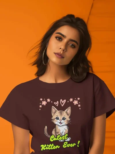 Cutest Cat_Maroon