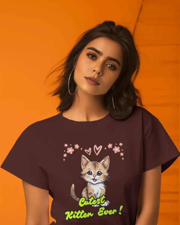 Cutest Cat_Maroon