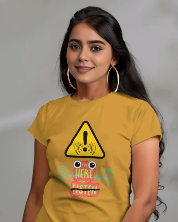 Here to listen Mustard Yellow