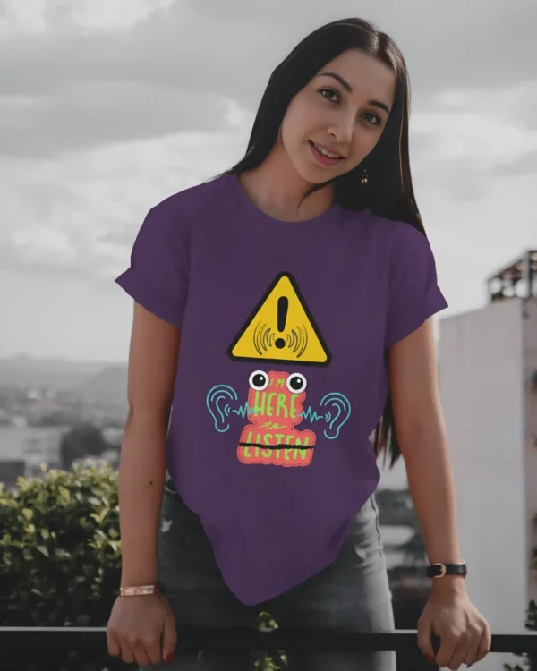 Here to listen_Purple