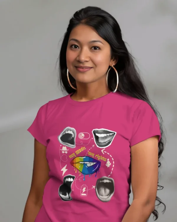 My Mode My Rights Women Half Sleeve T-shirt - Image 3