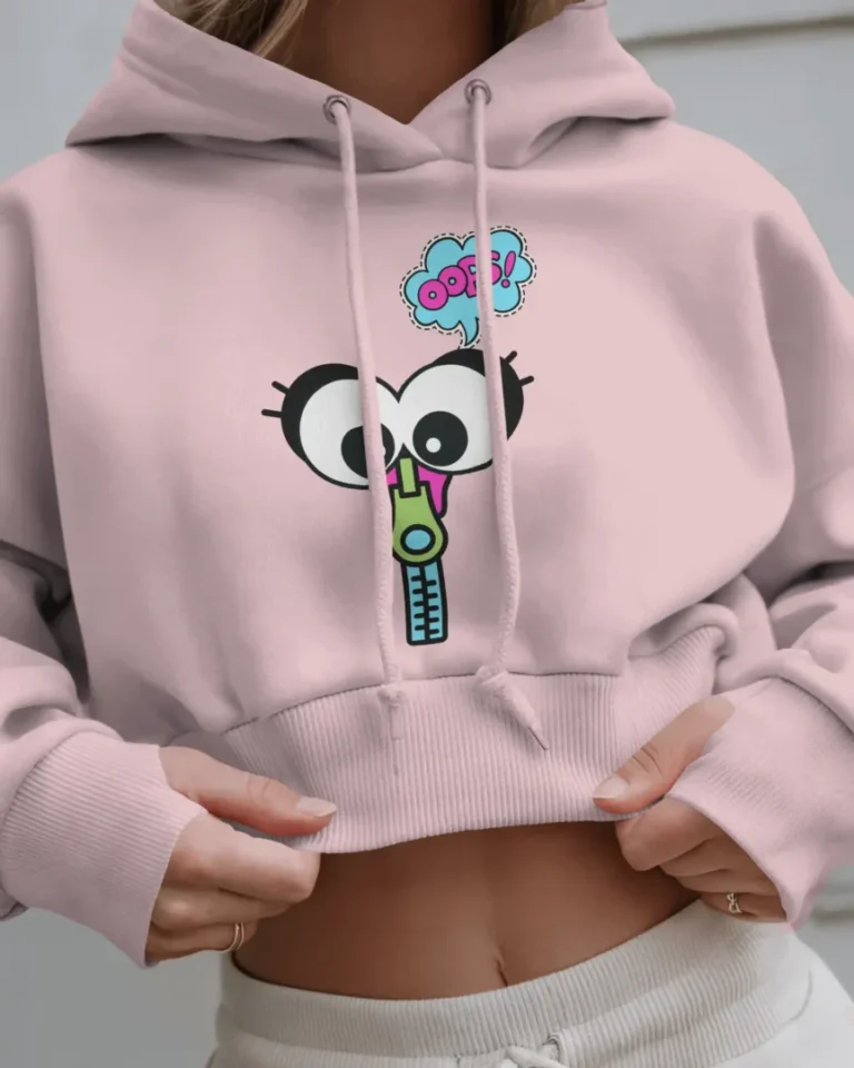 OOPS Women Cropped Hoody