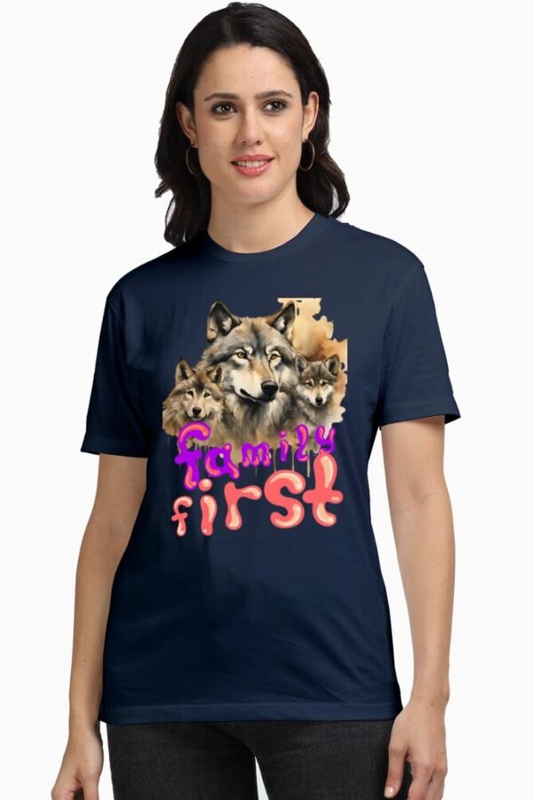 Family First Unisex Half Sleeve T-shirt - Image 6