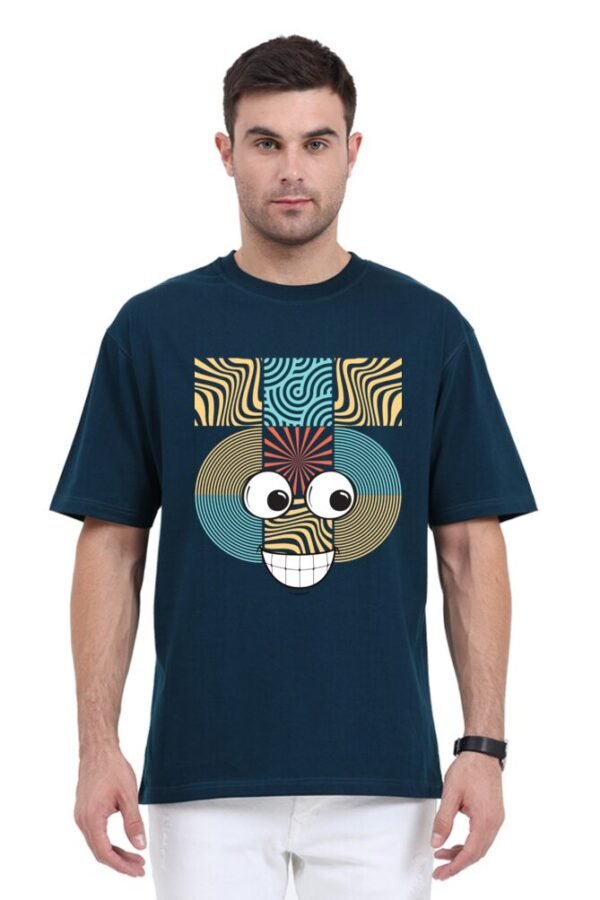 Objective Smile Unisex Oversize Classic T-shirt - Image 5