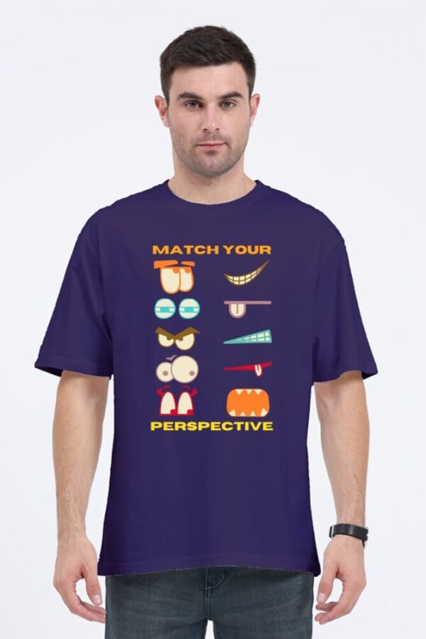Perspective Match Unisex Oversize Classic T-shirt - Image 7