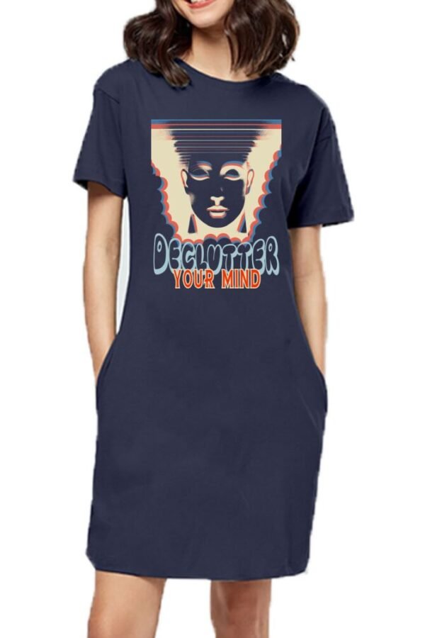 Declutter Mind Women T-shirt Dress - Image 3