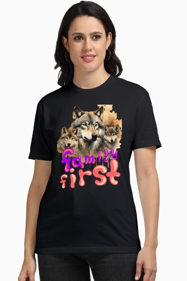 Family First Unisex Half Sleeve T-shirt - Image 7