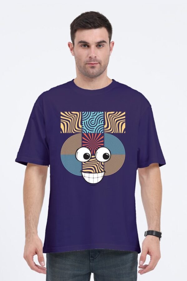 Objective Smile Unisex Oversize Classic T-shirt - Image 6
