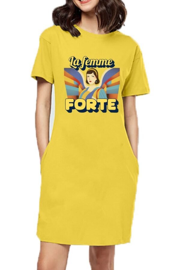 Femme Forte Women T-shirt Dress - Image 10