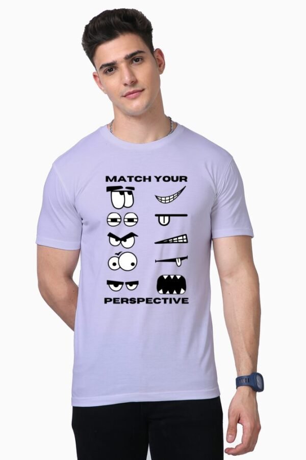Match Your Perspective Unisex Half Sleeve T-shirt - Image 4