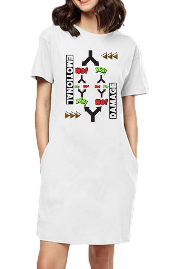 Emotional Damage Women T-shirt Dress - Image 3