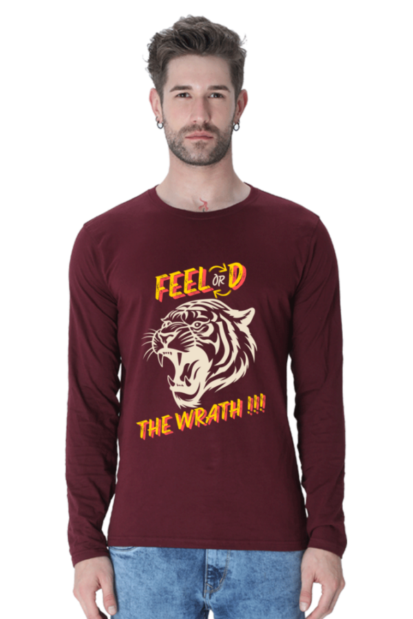 Feed or Feel The Wrath Men Full Sleeve T-shirt - Image 5