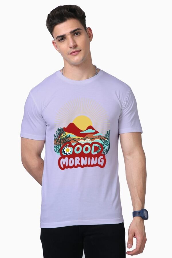Good Morning Unisex Half Sleeve T-shirt - Image 8