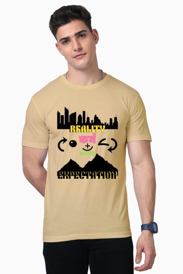 Cycle of Mood Plus Karma Unisex Half Sleeve T-shirt - Image 7
